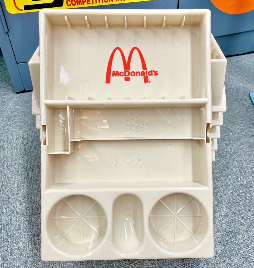 70's マクドナルド カーキャディ / プラスチックトレイ ドリンク