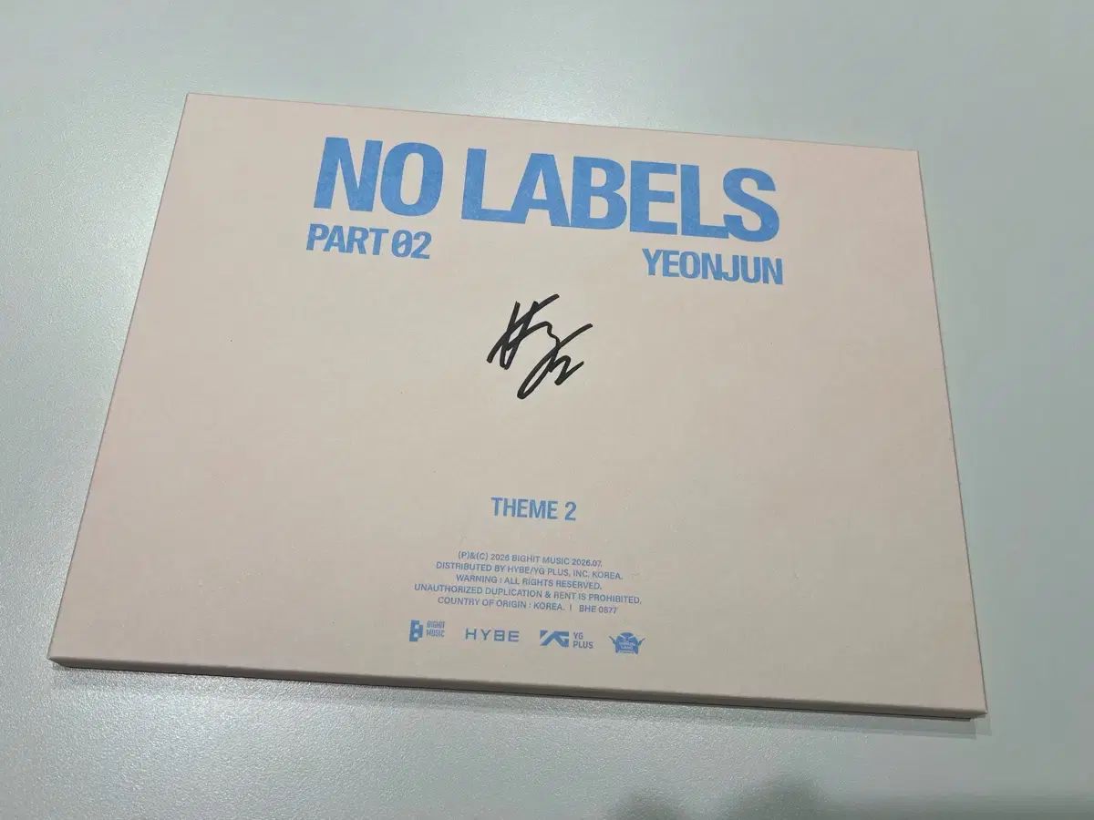TOMORROW X TOGETHER(TXT) ヨンジュン(YEONJUN・チェヨンジュン) ミニ 2집 サイン CD
