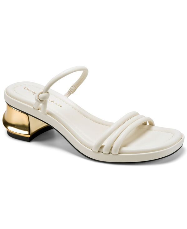 ダナ キャラン ニューヨーク レディース シューズ サンダル ヒール Donna Karanew York Womens Tafeta Multi Band Heeled Sandals Ivory