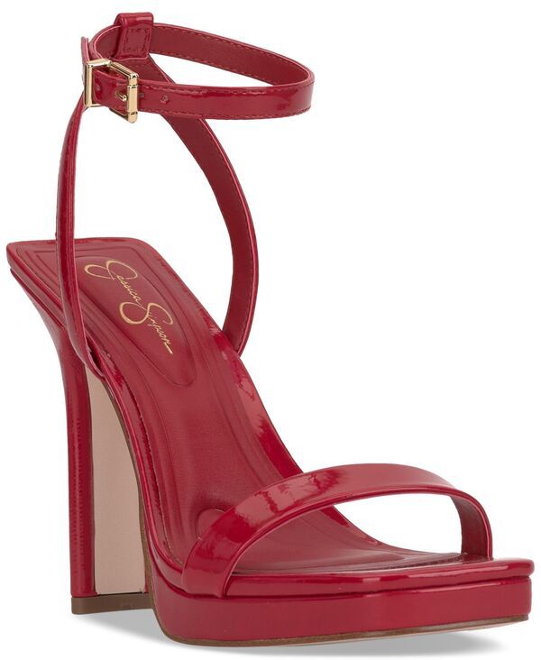 ジェシカシンプソン レディース シューズ サンダル プラットフォーム Jessica Simpson Adonia TwoPiece Platform Dress Sandals Red Muse P