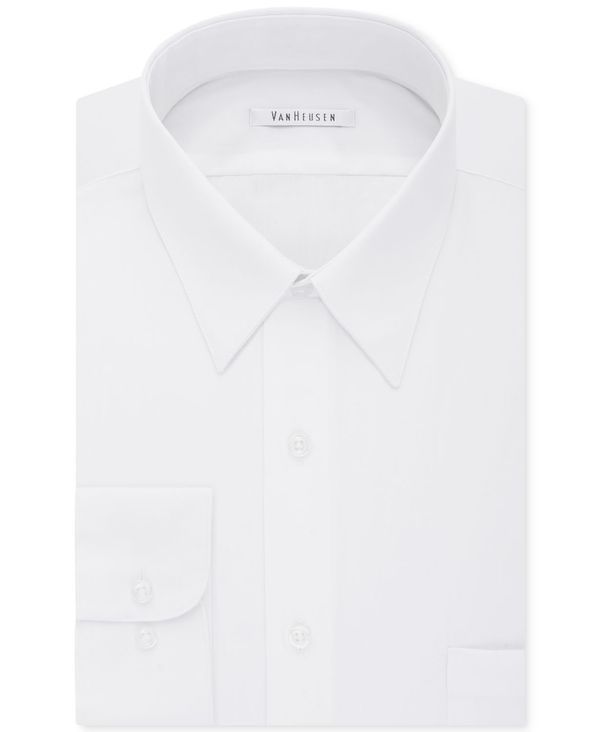 ヴァンハウセン メンズ トップス シャツ レギュラーフィット トール Van Heusen Mens Big Tall ClassicRegular Fit Wrinkle Free Poplin S