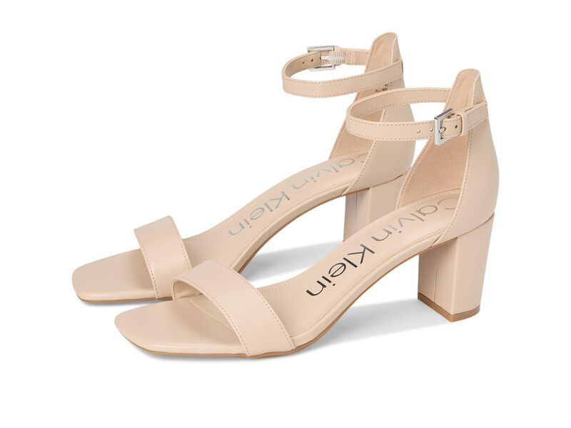 カルバンクライン レディース シューズ ヒール Calvin Klein Nolene Light Natural