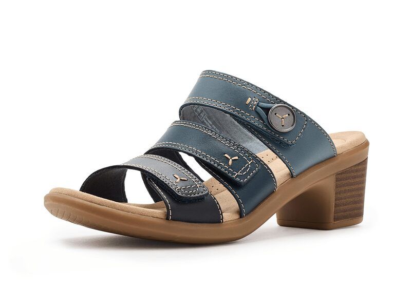 クラークス レディース シューズ ヒール Clarks Emily 2 Adella Navy Multi Leat ネイビー