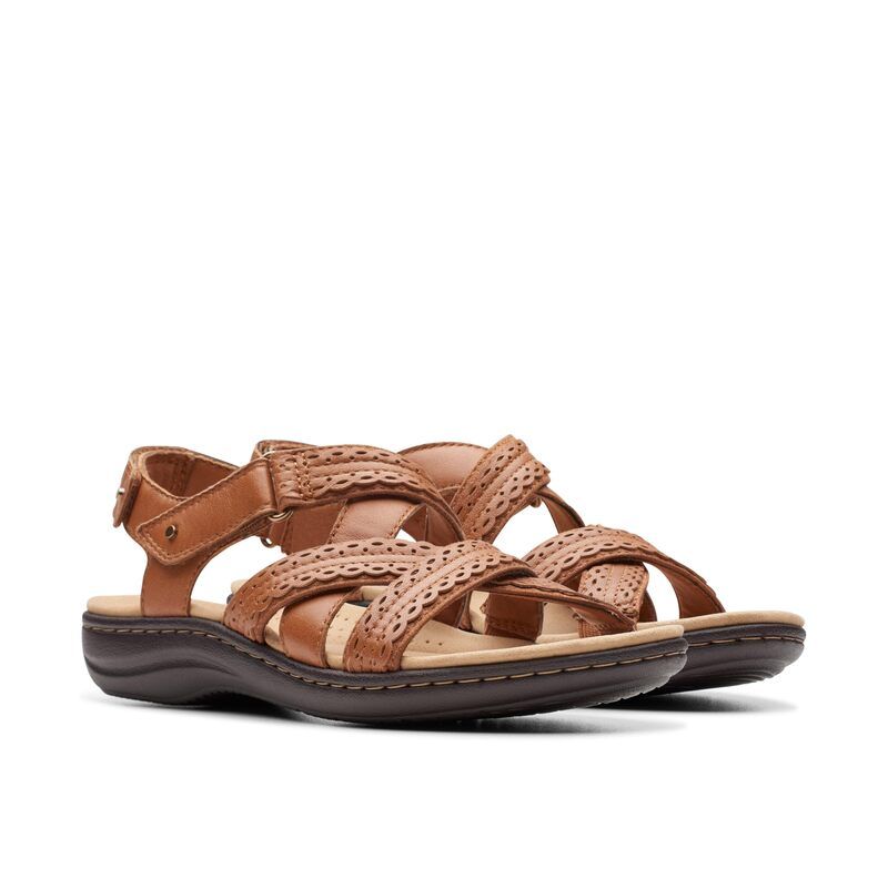 クラークス レディース シューズ サンダル Clarks Laurieann Rena Tan Combi タン