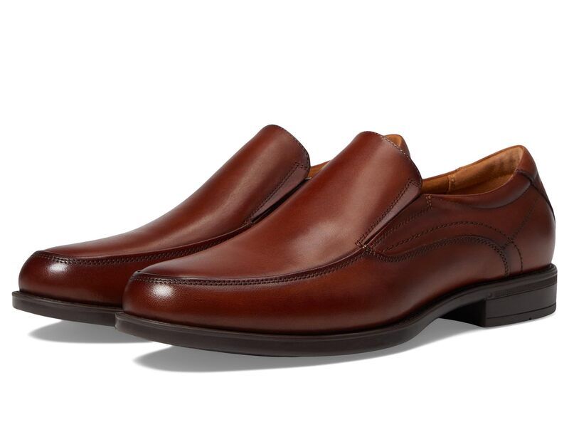 フローシャイム メンズ シューズ スリッポン・ローファー Florsheimidtown Moc Toe SlipOn Cognac Smooth