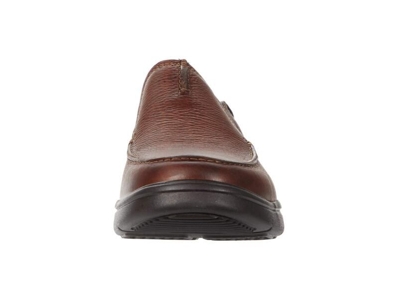 クラークス メンズ シューズ スリッポン・ローファー Clarks Bradley Free Tan Tumbled Lea タン