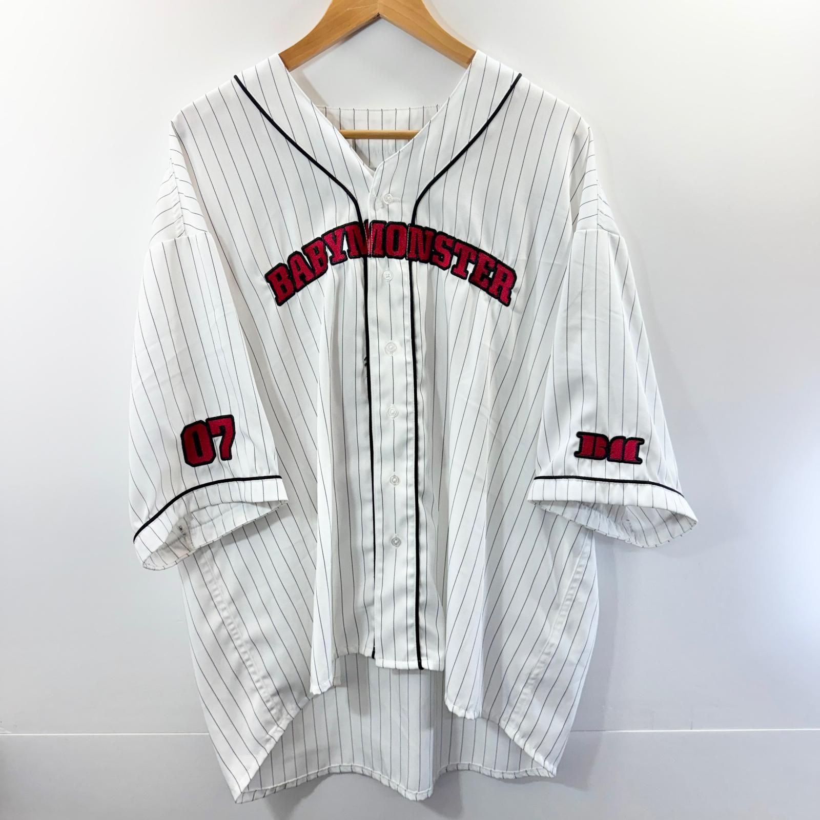 尾張小牧店】 BABYMONSTER ユニフォーム ベースボールシャツ Lサイズ