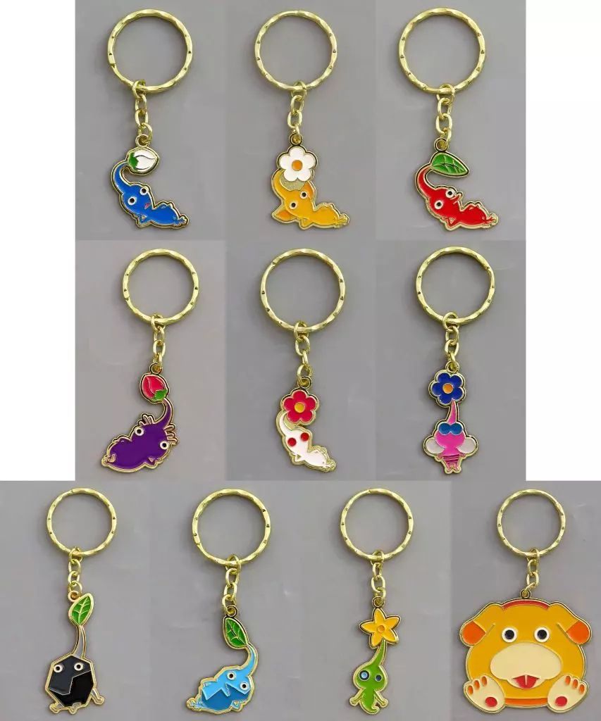 【中古】キーホルダー 全10種セット いっしょにのんびり ピクミンチャーム 「一番くじ ピクミン ～おうちでのんびりコレクション～」 F賞