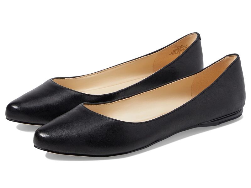 ナインウェスト レディース シューズ サンダル Nine West SpeakUp Flat Black Leather ブラック