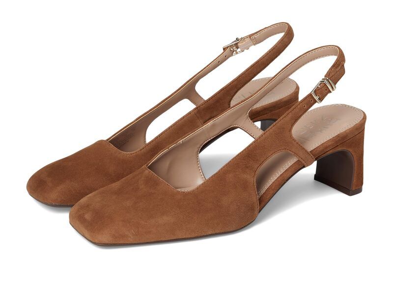 ナチュライザー レディース シューズ サンダル Naturalizer Carmen Dark Chestnut Brown Suede ブラウン