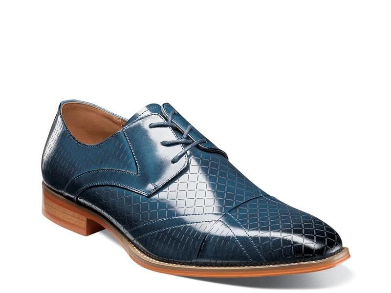 ステイシーアダムス メンズ シューズ オックスフォード Stacy AdamsHobson Oxford Blue ブルー