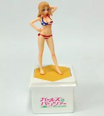 【中古】フィギュア ケイ 「ガールズ＆パンツァー」 BEACH QUEENS PREMIUM 1/10 ポリストーン製塗装済完成品 Be-Jwebショップ限定