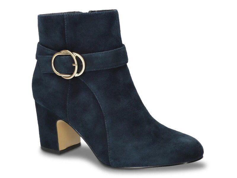 ベラヴィータ レディース シューズ ブーツ・レインブーツ Bella Vita Gamela Bootie Navy Suede ネイビー