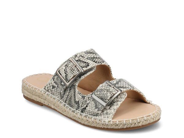ジャーニー レディース シューズ サンダル Journee Tresah Espadrille Sandal White Snake Print ホワイト