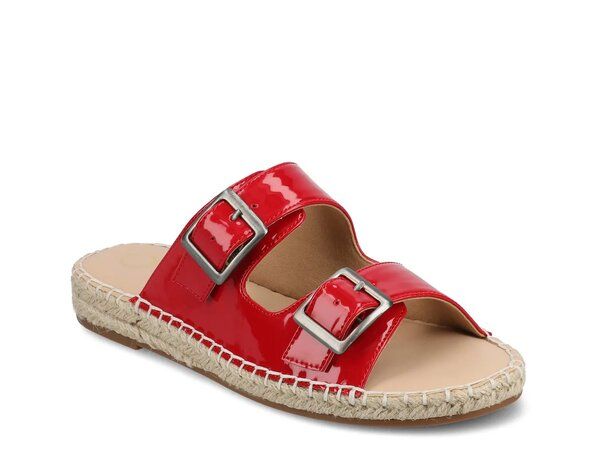 ジャーニー レディース シューズ サンダル Journee Tresah Espadrille Sandal Red Patent レッド