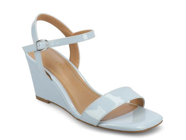 ジャーニー レディース シューズ サンダル Journee Clayr Wedge Sandal Blue ブルー