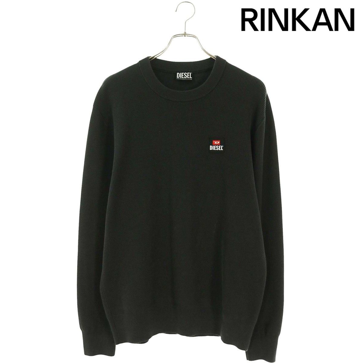 ディーゼル A12742 K-ATHENSNEW ロゴパッチクルーネックニット メンズ M