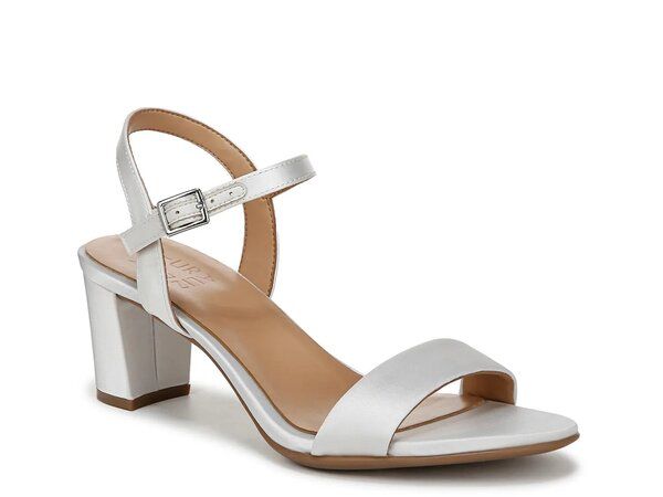 ナチュライザー レディース シューズ サンダル Naturalizer Bristol Sandal White Satin ホワイト