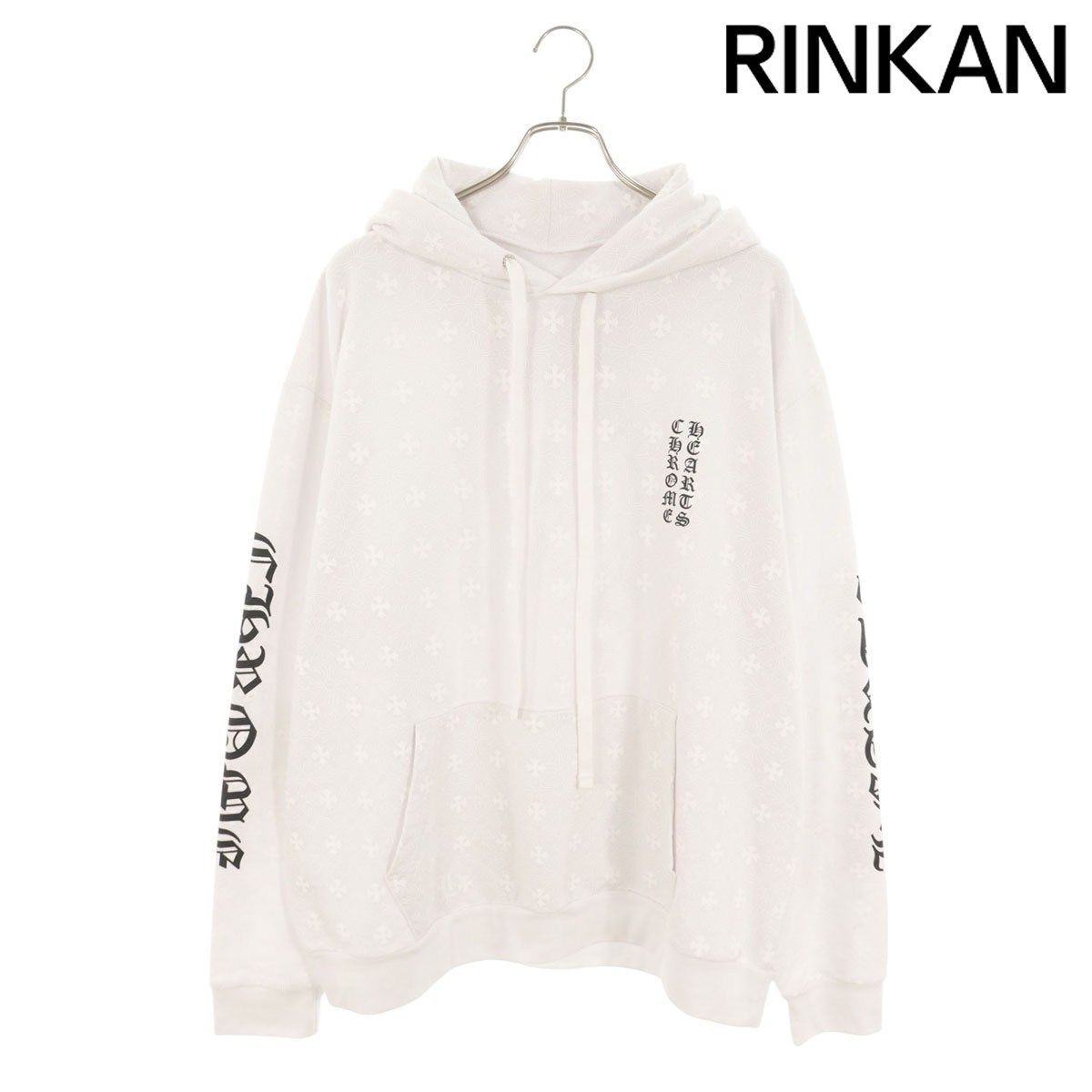クロムハーツ SWTSHRT PLVR プルオーバー CH総柄プリント袖英字