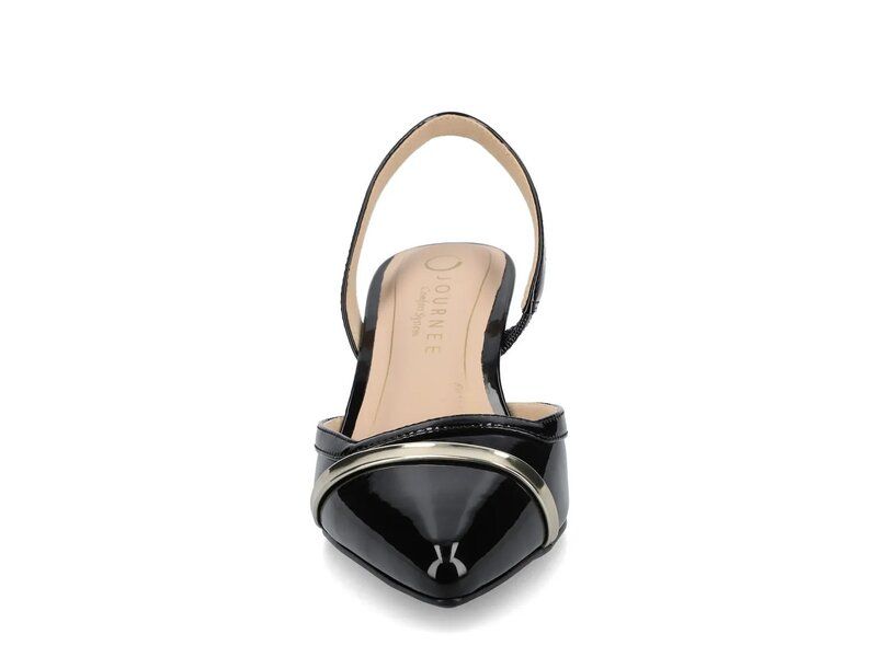 ジャーニー レディース シューズ パンプス Journee Nellia Pump Black Patent ブラック