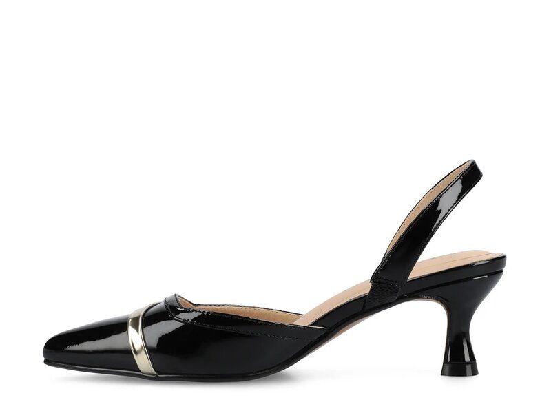 ジャーニー レディース シューズ パンプス Journee Nellia Pump Black Patent ブラック