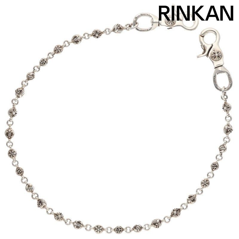 クロムハーツ 1MULTIBALL LONG-T/2クリップロング#1マルチボール シルバーウォレットチェーン メンズ ロング