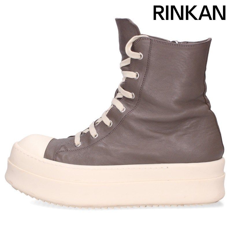リックオウエンス MEGA BUMPER SNEAKERS メガバンパーレザーハイカットスニーカー メンズ 43 109,045円