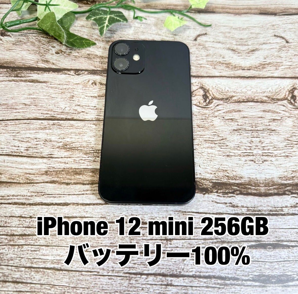 iPhone 12 mini 256GB ブラック SIMフリー(新品BT100%) - メルカリ