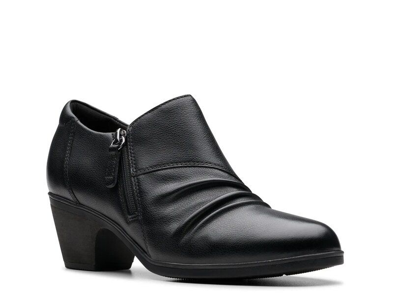 クラークス レディース シューズ ブーツ・レインブーツ Clarks Emily Braley Bootie Black ブラック