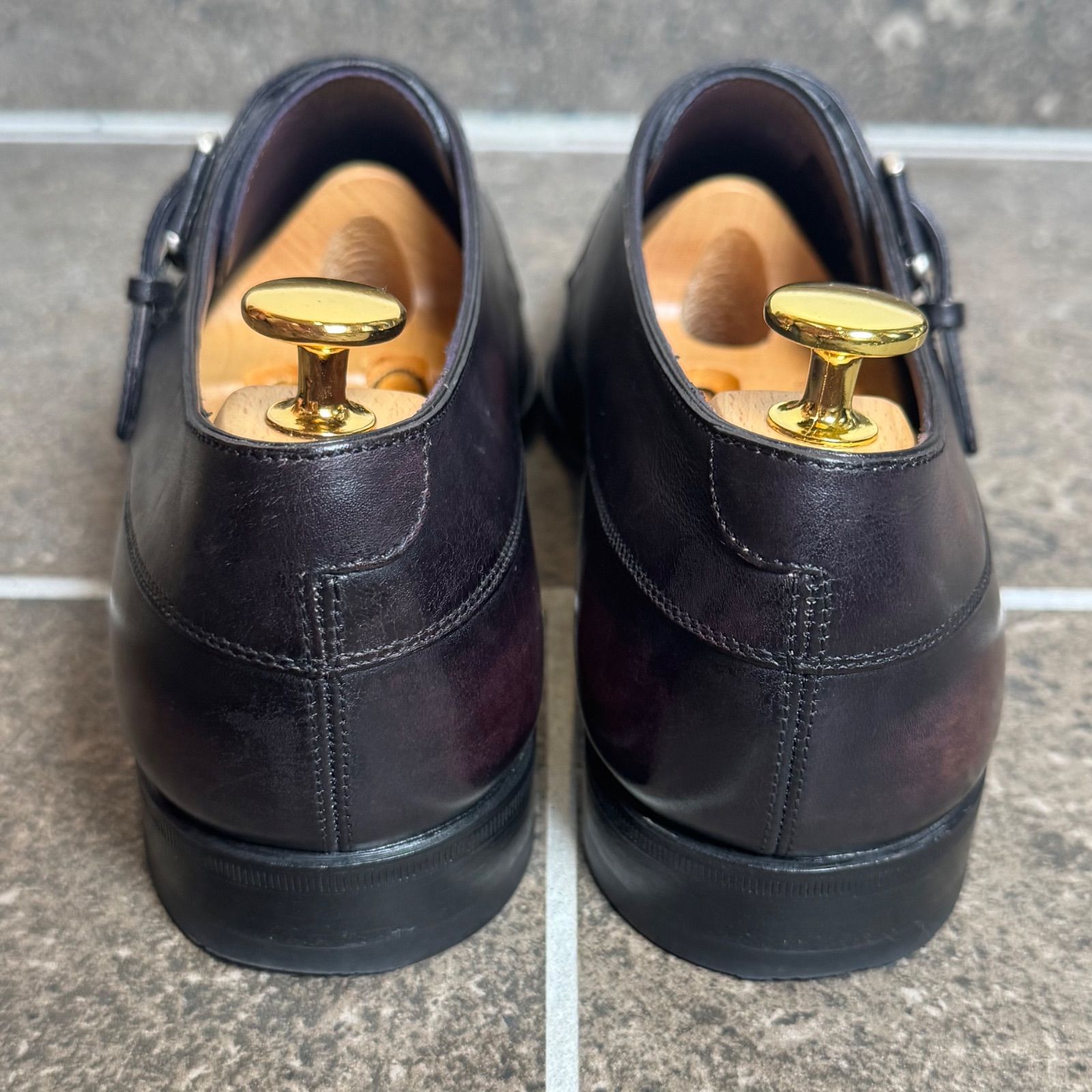 美品】 Berluti ベルルッティ デムジュール パープル サイズ7 - メルカリ
