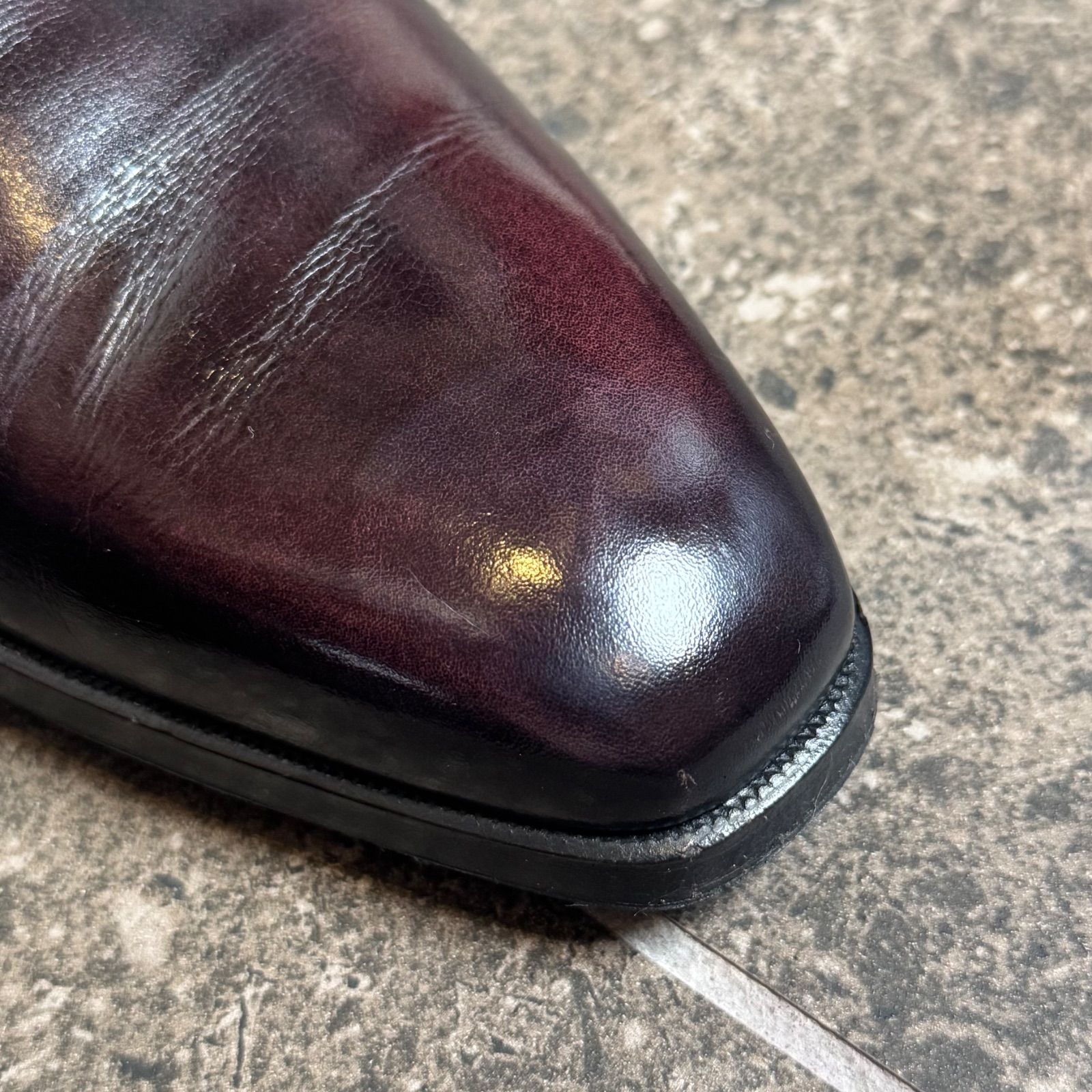 美品】 Berluti ベルルッティ デムジュール パープル サイズ7 - メルカリ
