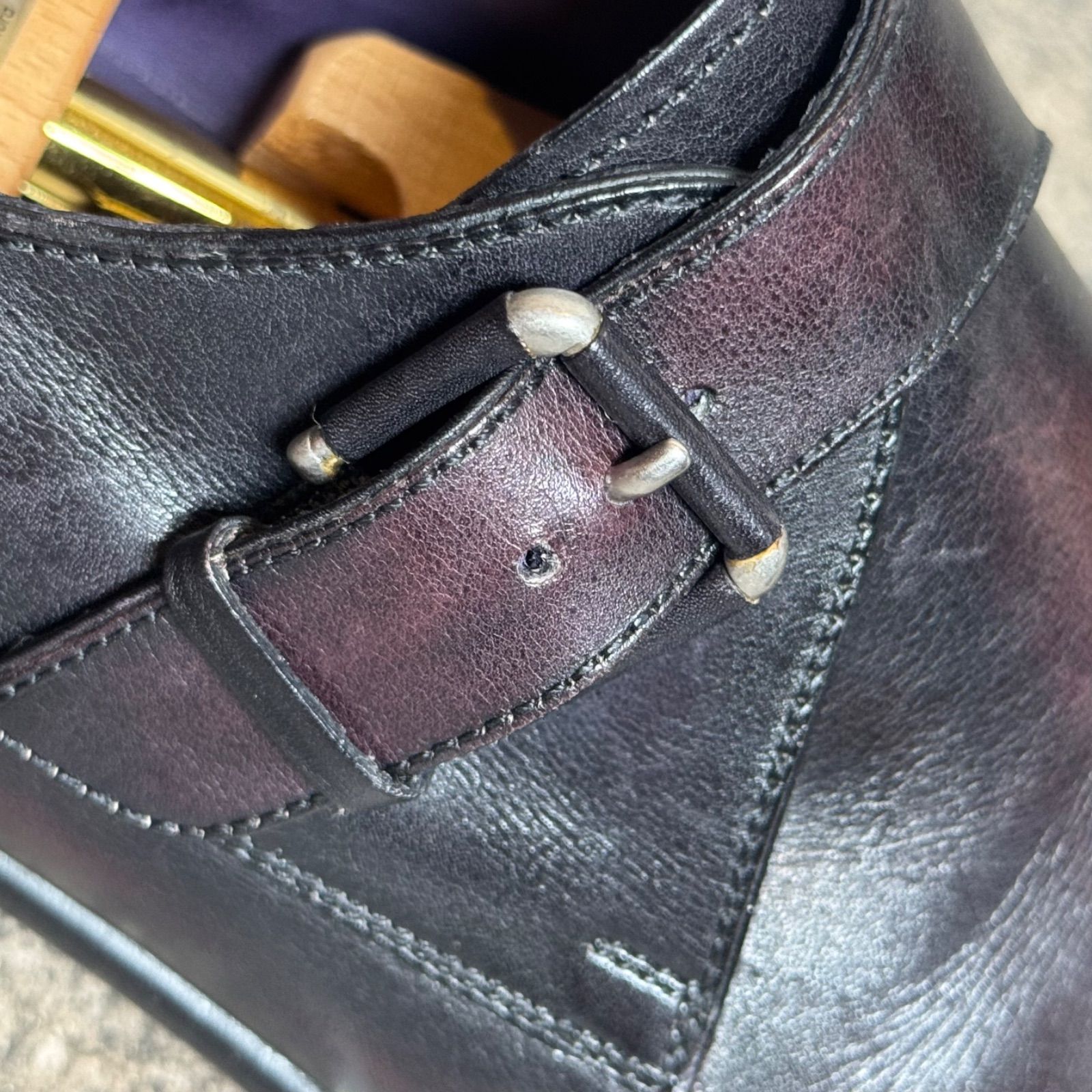 美品】 Berluti ベルルッティ デムジュール パープル サイズ7 - メルカリ