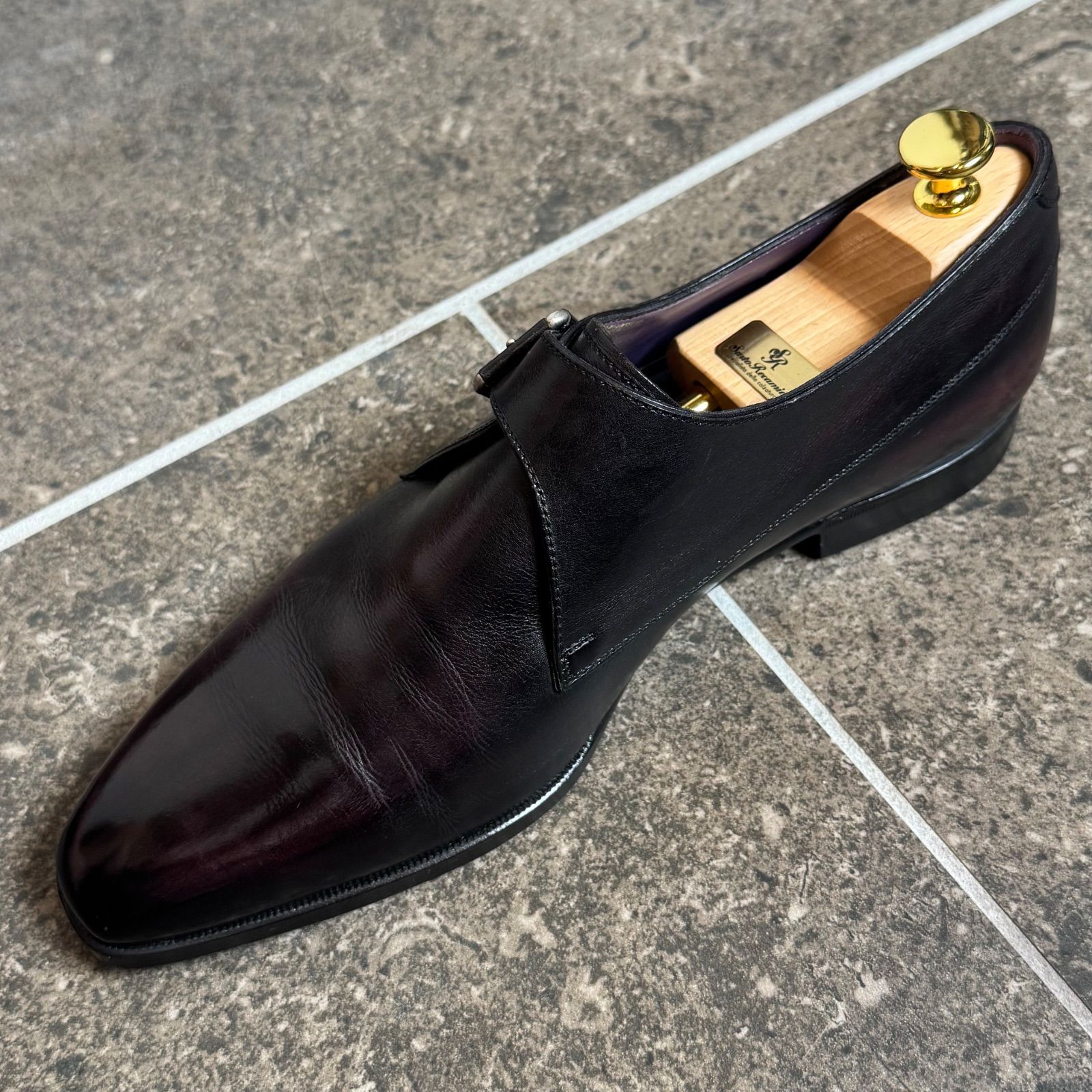 美品】 Berluti ベルルッティ デムジュール パープル サイズ7 - メルカリ