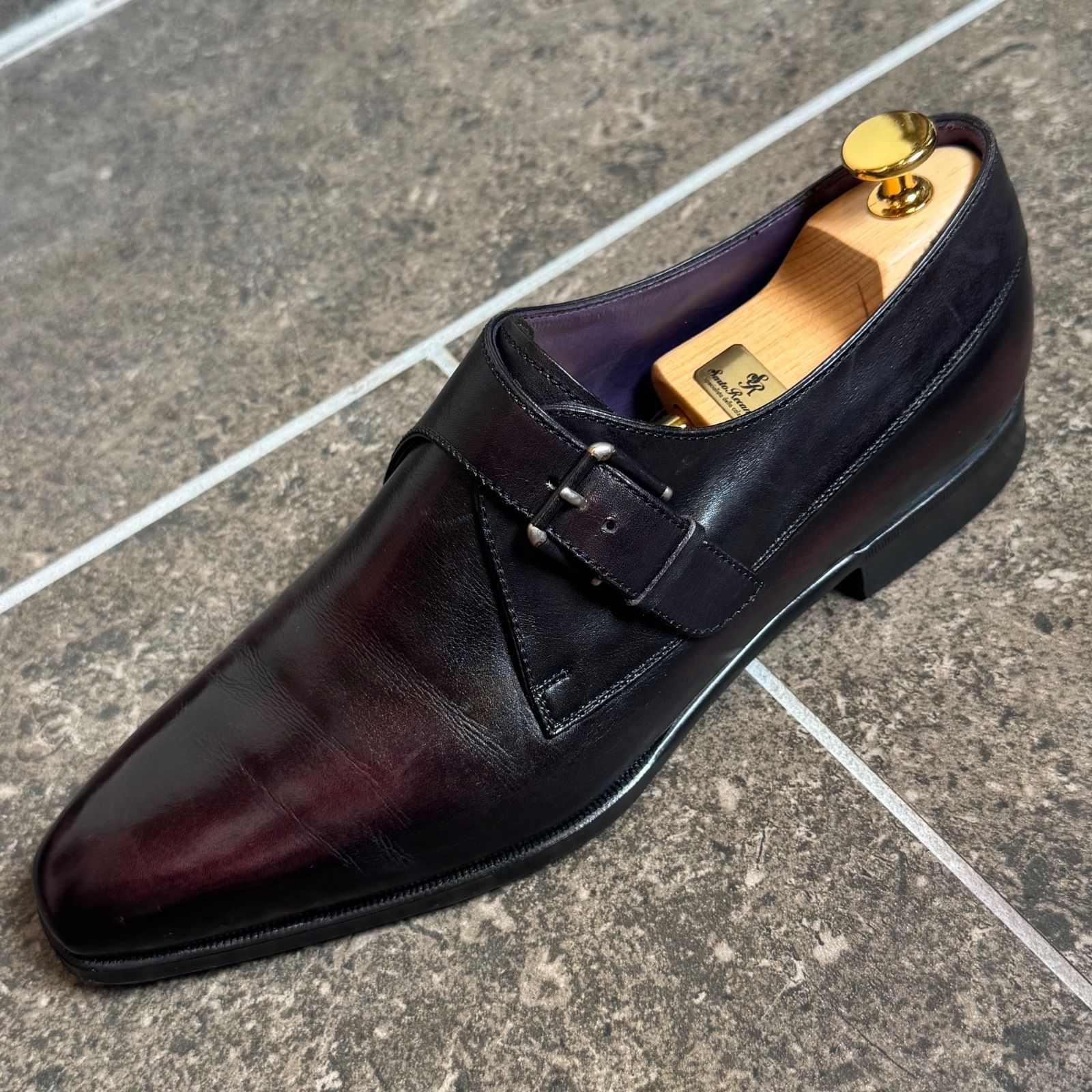 美品】 Berluti ベルルッティ デムジュール パープル サイズ7 - メルカリ
