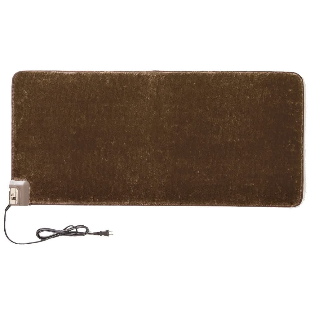 ワタナベ工業 ラグ・カーペット ホットクッション 50×110cm WA-5011E ブラウンJu