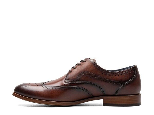 ステイシーアダムス メンズ シューズ オックスフォード ウィングチップ Stacy Adams Brayden Flex Wingtip Oxford Dark Brown ブラウン