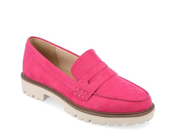 ジュルネ コレクション レディース シューズ スリッポン・ローファー Journee Collection Kenly Penny Loafer Fuchsia フューシャ