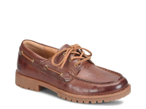 ボーン メンズ シューズ デッキシューズ Born Explorer Boat Shoe Light Brown ブラウン