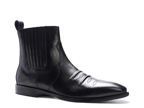 カルロスサンタナ メンズ シューズ ブーツ・レインブーツ チェルシーブーツ チェルシー ブーツ Carlos by Carlos Santana Durango Chelsea Boot Black