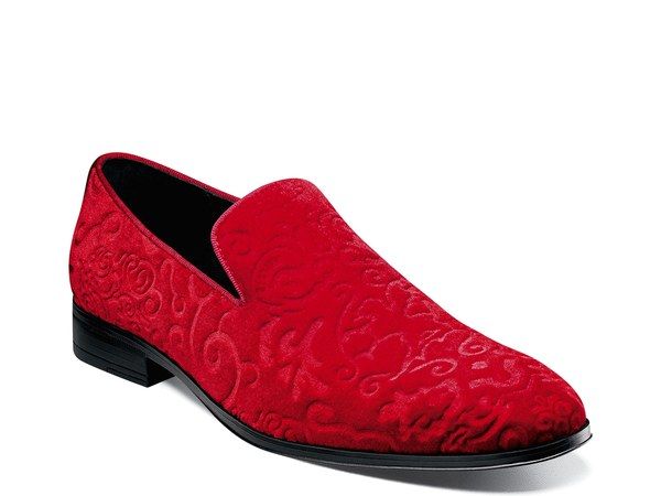 ステイシーアダムス メンズ シューズ スリッポン・ローファー Stacy Adams Saunders Loafer Red レッド