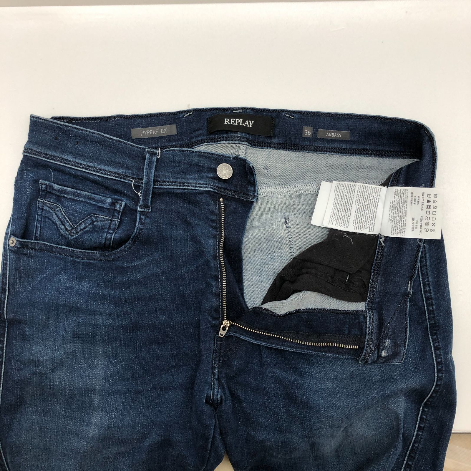 REPLAY リプレイ デニムパンツ レディース 36 HYPERFLEXシリーズ