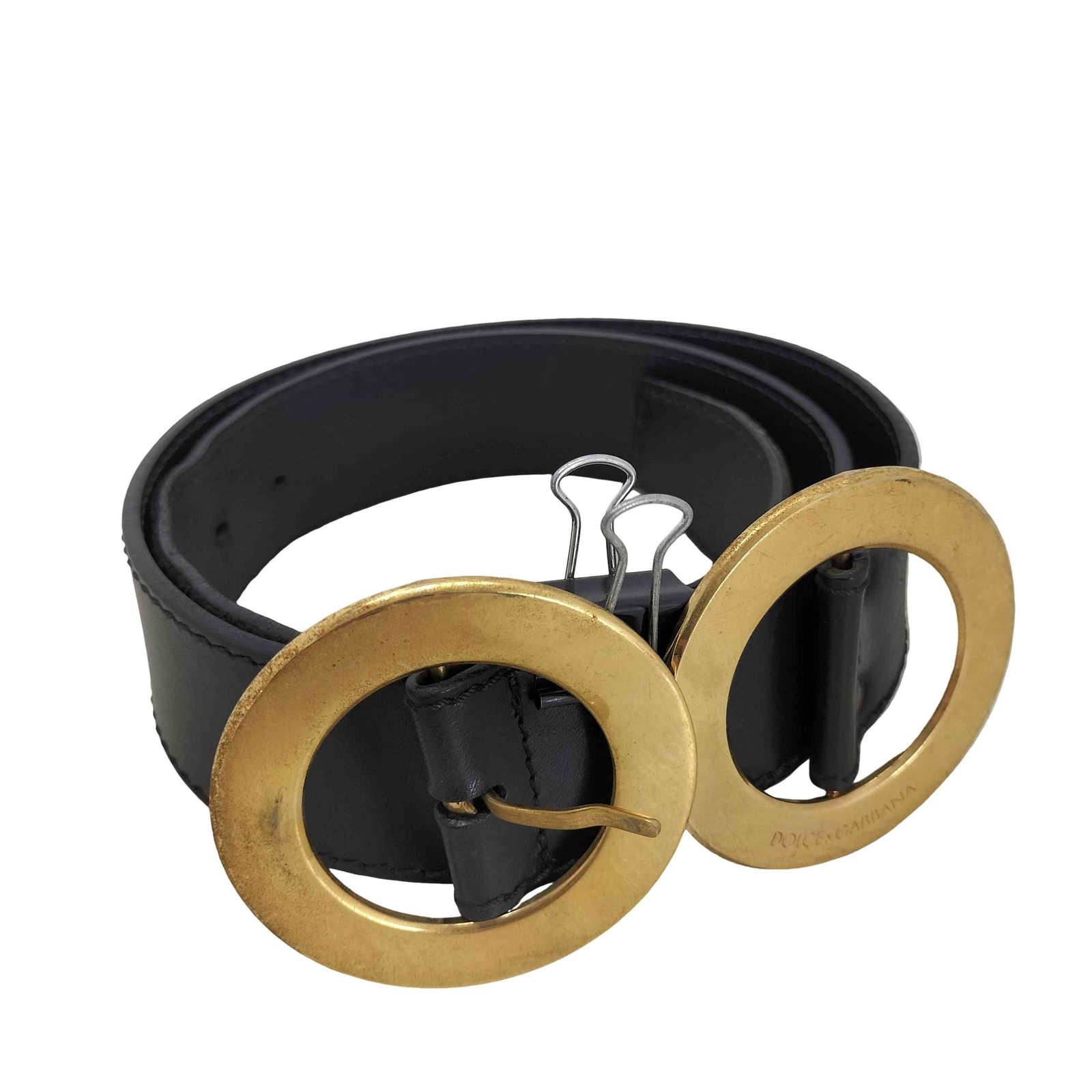 ドルチェアンドガッバーナ DOLCE&GABBANA ダブルサークルバックル