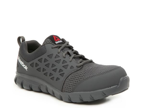 リーボック メンズ シューズ スニーカー Tシャツ Reebok Work Sublite Cushion Steel Toe Work Shoe Grey グレー