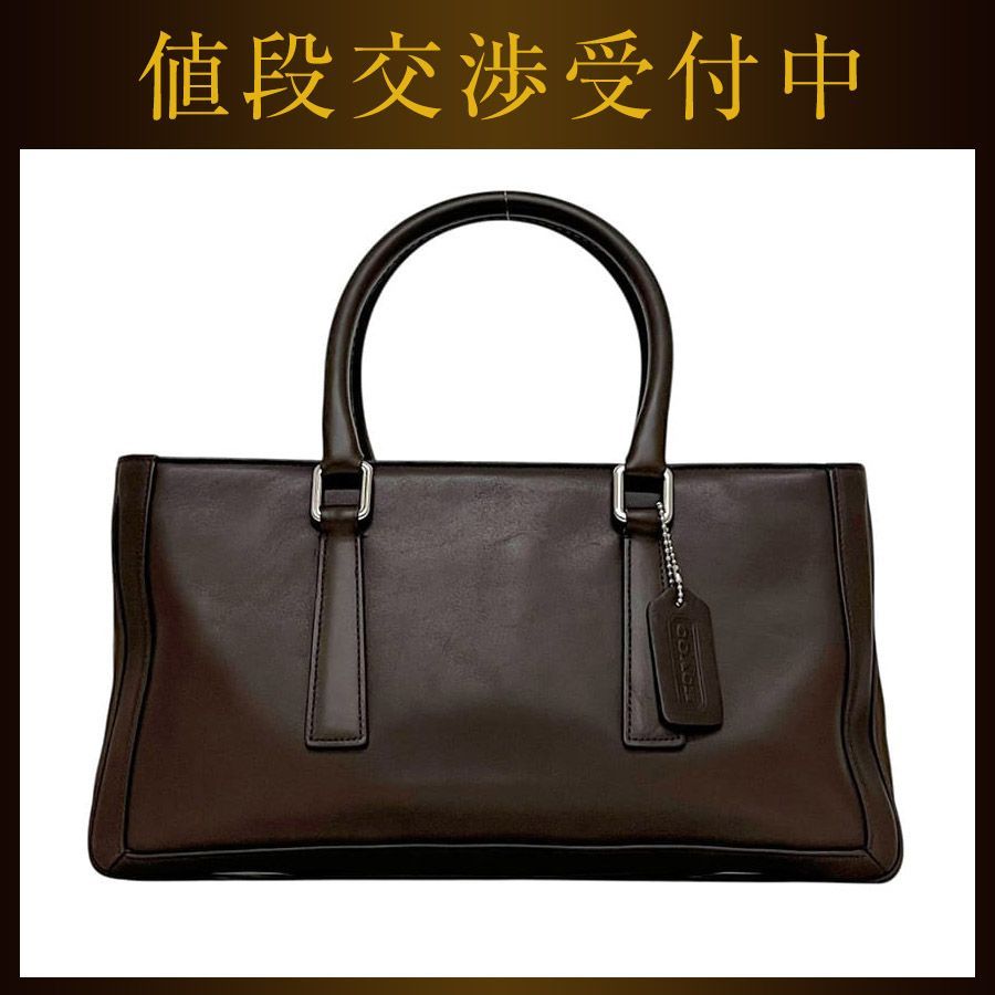 コーチ ハンドバッグ ブラウン 茶色 9419 美品 レザー 中古 COACH ヴィンテージ