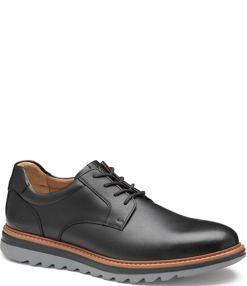 ジョンストンアンドマーフィー メンズ シューズ ドレスシューズ オックスフォード レザー Johnston Murphy Mens Braxton Smooth Leather Plain Toe O
