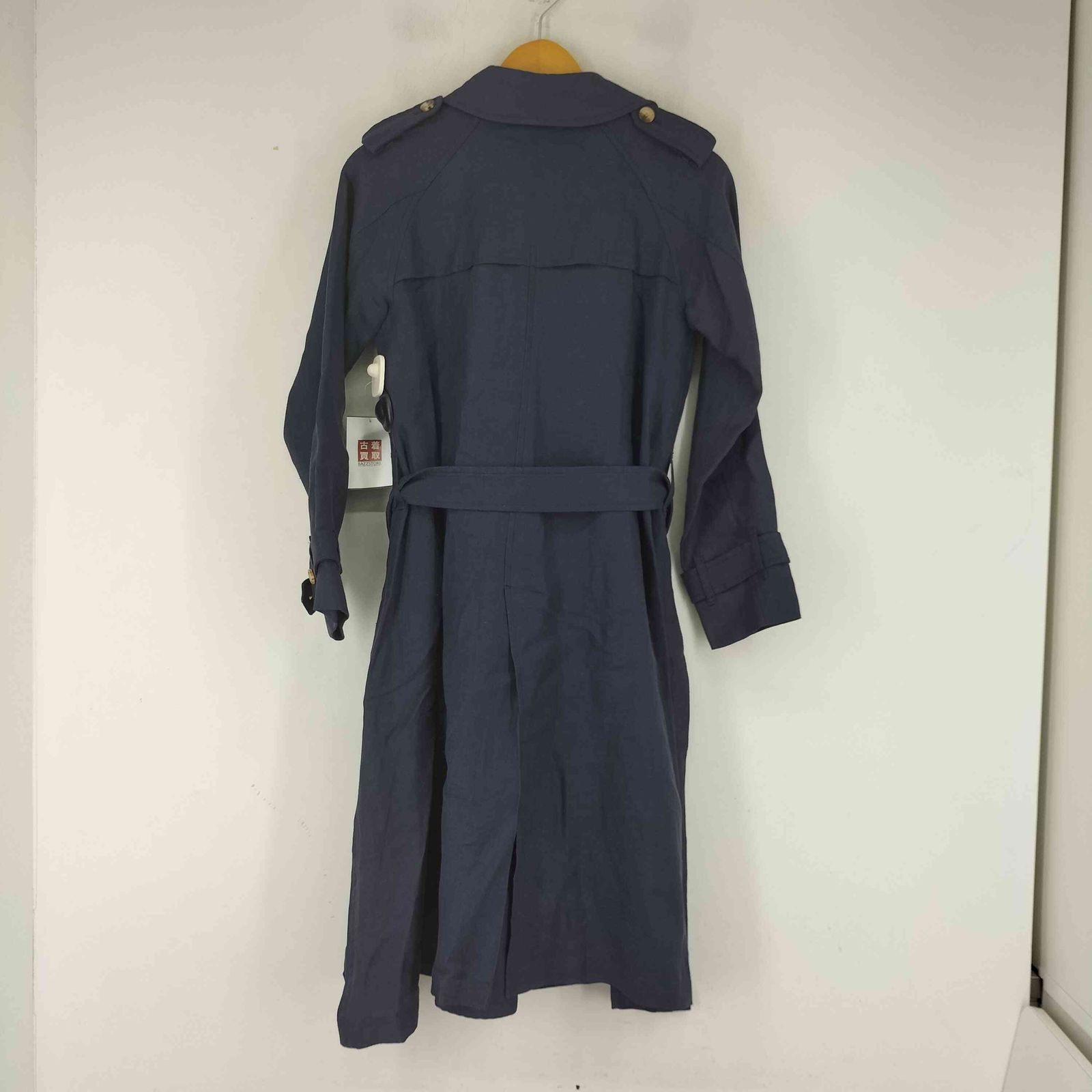 グレンフェル GRENFELL MADE IN ENGLAND 山タグ リネン トレンチコート