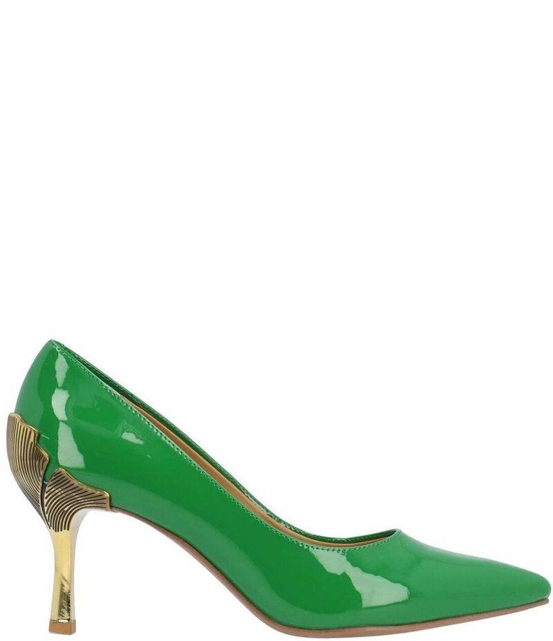 ジェイレニー レディース シューズ ヒール J Renee Tacy Patent Pumps Green グリーン