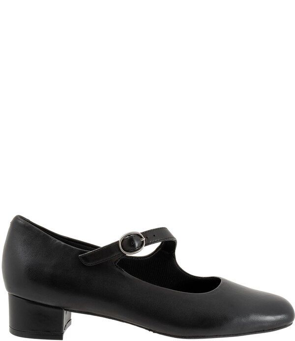 トロッターズ レディース シューズ パンプス アシンメトリー レザー Trotters Desna Leather Asymmetrical Mary Jane Pumps Black ブラック