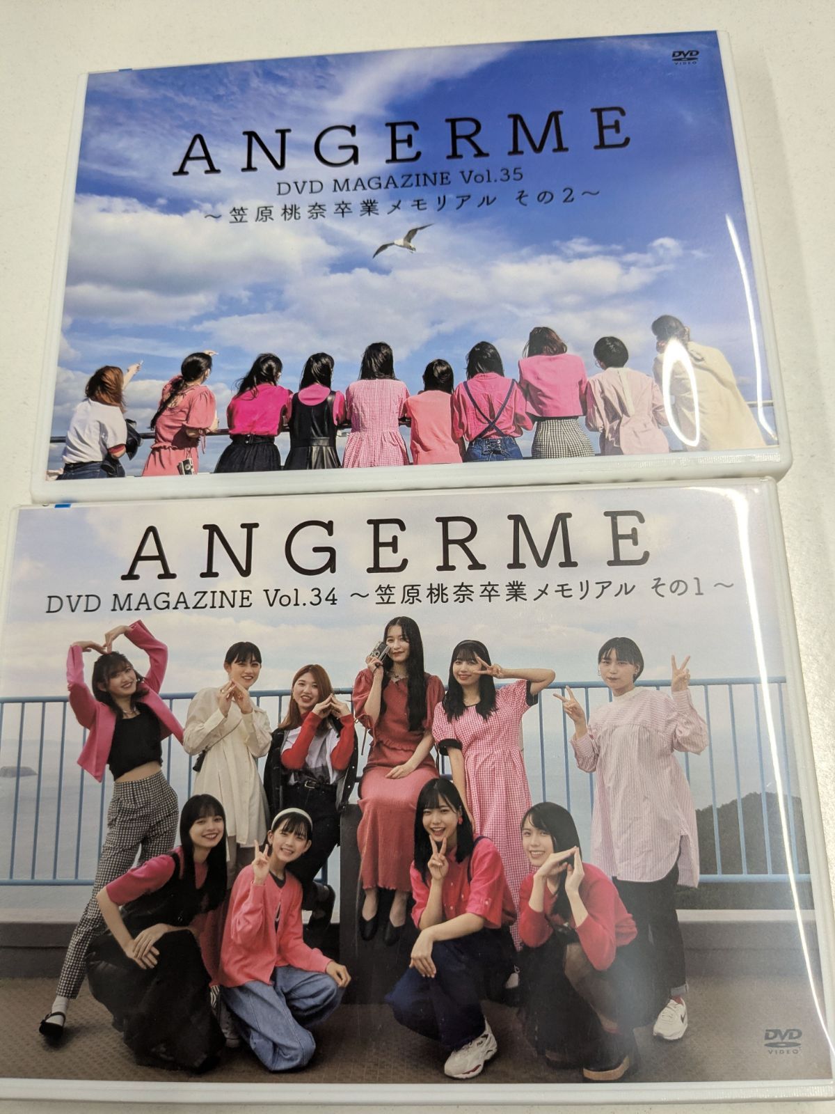アンジュルム DVD MAGAZINE Vol.34 Vol.35 笠原桃奈卒業メモリアル