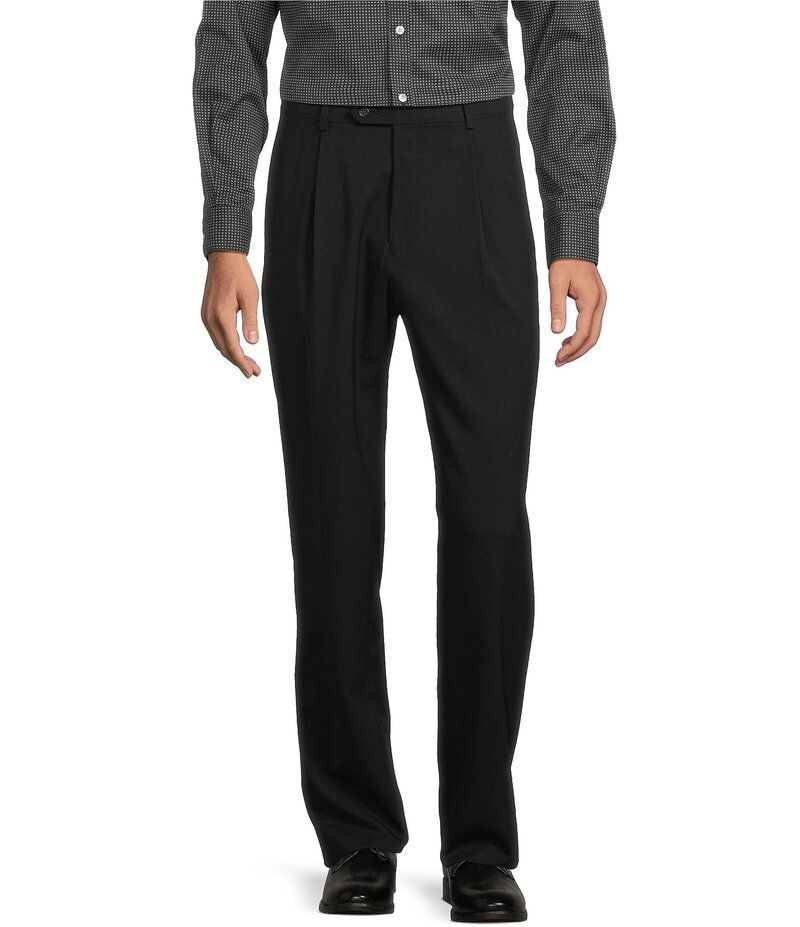 ハート シャフナー マルクス メンズ ボトムス カジュアルパンツ パンツ Hart Schaffner Marx Chicago Classic Fit Pleat Solid Dress Pants